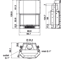 HydroTherm 80E Dibujos Tcnicos