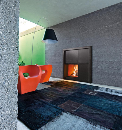 chimenea trmica a madera  Aire Canalizable, Forma 75